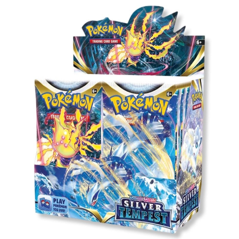 The Pokémon Company Sammelkarte Pokemon Silver Tempest Booster Display SWSH12 Englisch