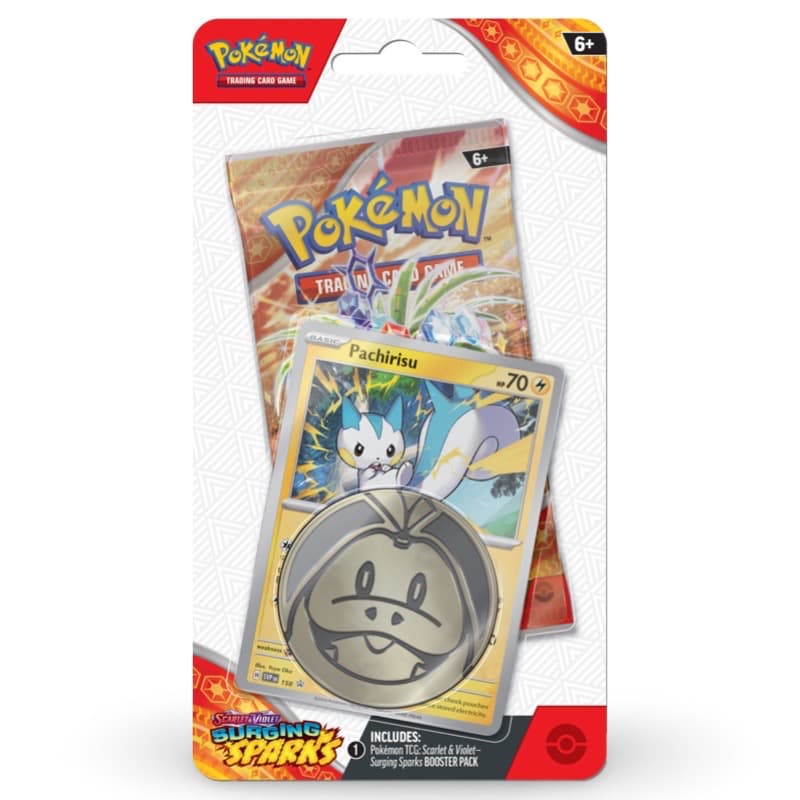 Pokemon Surging Sparks: 1-Pack Blister Wooper / Pachirisu