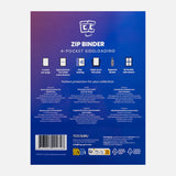 TCG Guru Zip Binder Xenon Grey Produktdetails Rückseite – bei CardsRfun