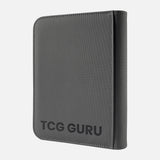 TCG Guru Zip Binder Xenon Grey Cover Detailansicht – bei CardsRfun