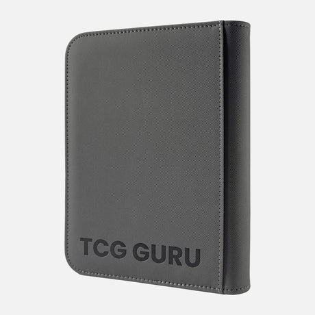 TCG Guru Zip Binder Xenon Grey Cover Detailansicht – bei CardsRfun