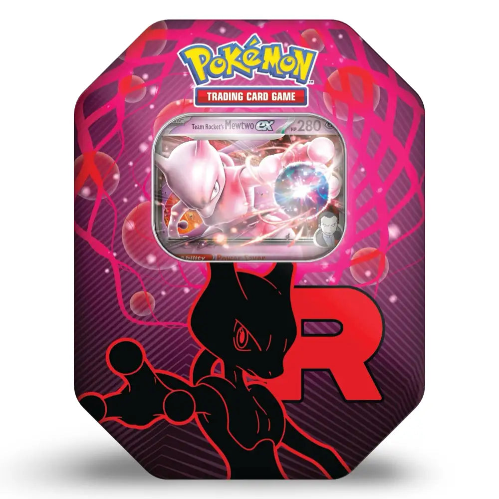 Pokemon Team Rocket Tin Mewtwo Nidoking Persian CardsRfun