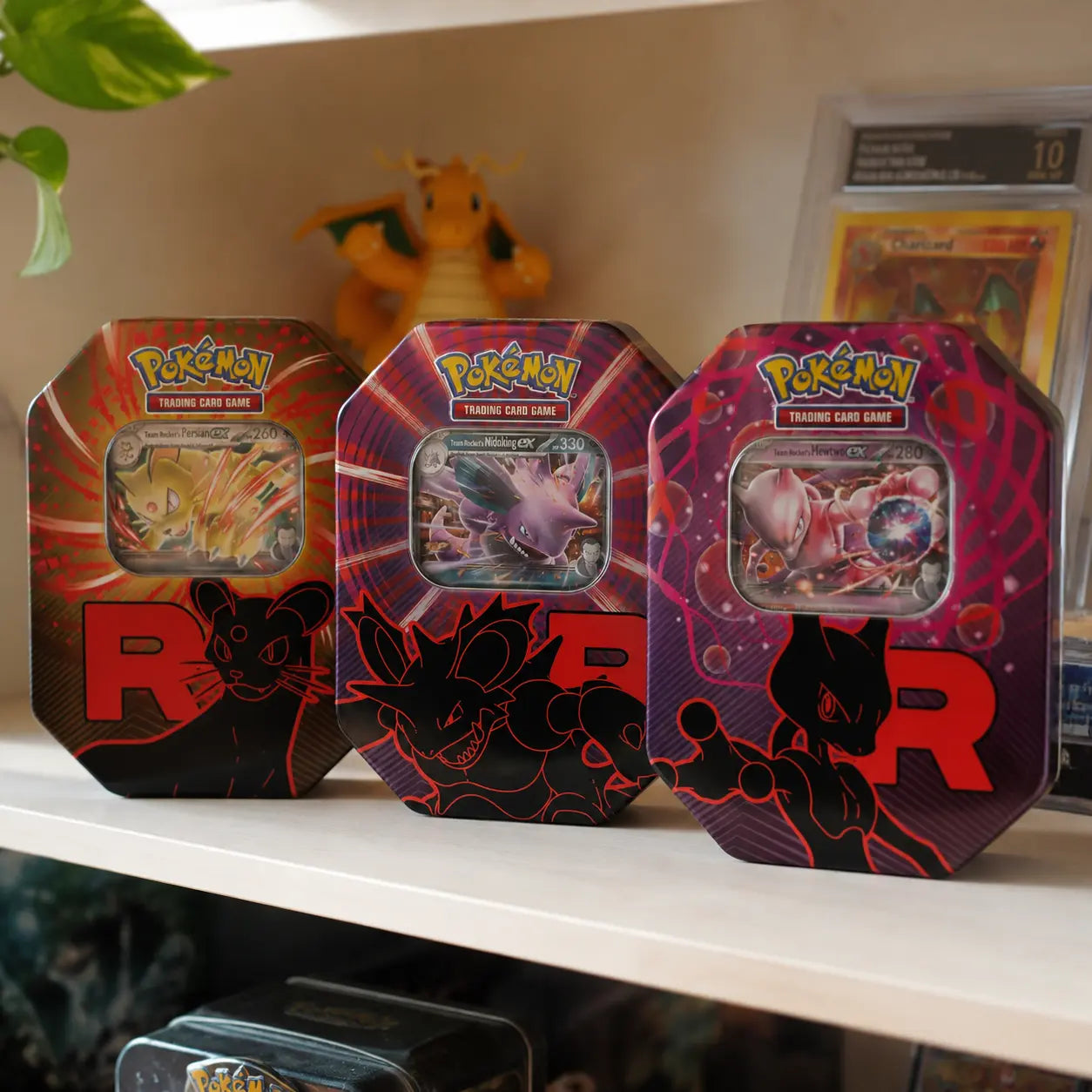Pokemon Team Rocket Tin Mewtwo / Nidoking / Persian ex | CardsRfun Pokemon Team Rocket Tin Mewtwo / Nidoking / Persian ex | CardsRfun