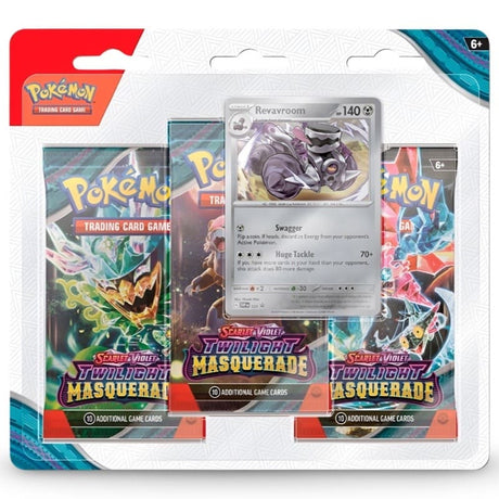 Pokemon Twilight Masquerade: 3-Pack Blister