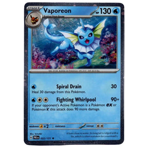 Pokemon Vaporeon - PRE 022/131 - Cosmos Holo Foil