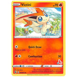 Victini - 007/073 (#4/53 Cinderace Stamped) - Battle Academy 2022 (BA22) Cardsrfun