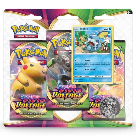Pokemon Vivid Voltage: 3-Pack Blister Vaporeon/ Sobble