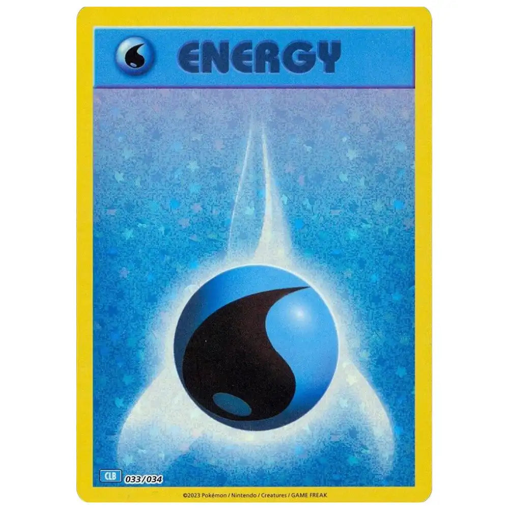 Basis Wasser Energie - 033/034 - Trading Card Game Classic (CL) CardsRfun
