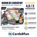 Pokemon Black Bolt & White Flare - Victini Illustration Collection (SV 10.5) (B-Stock)