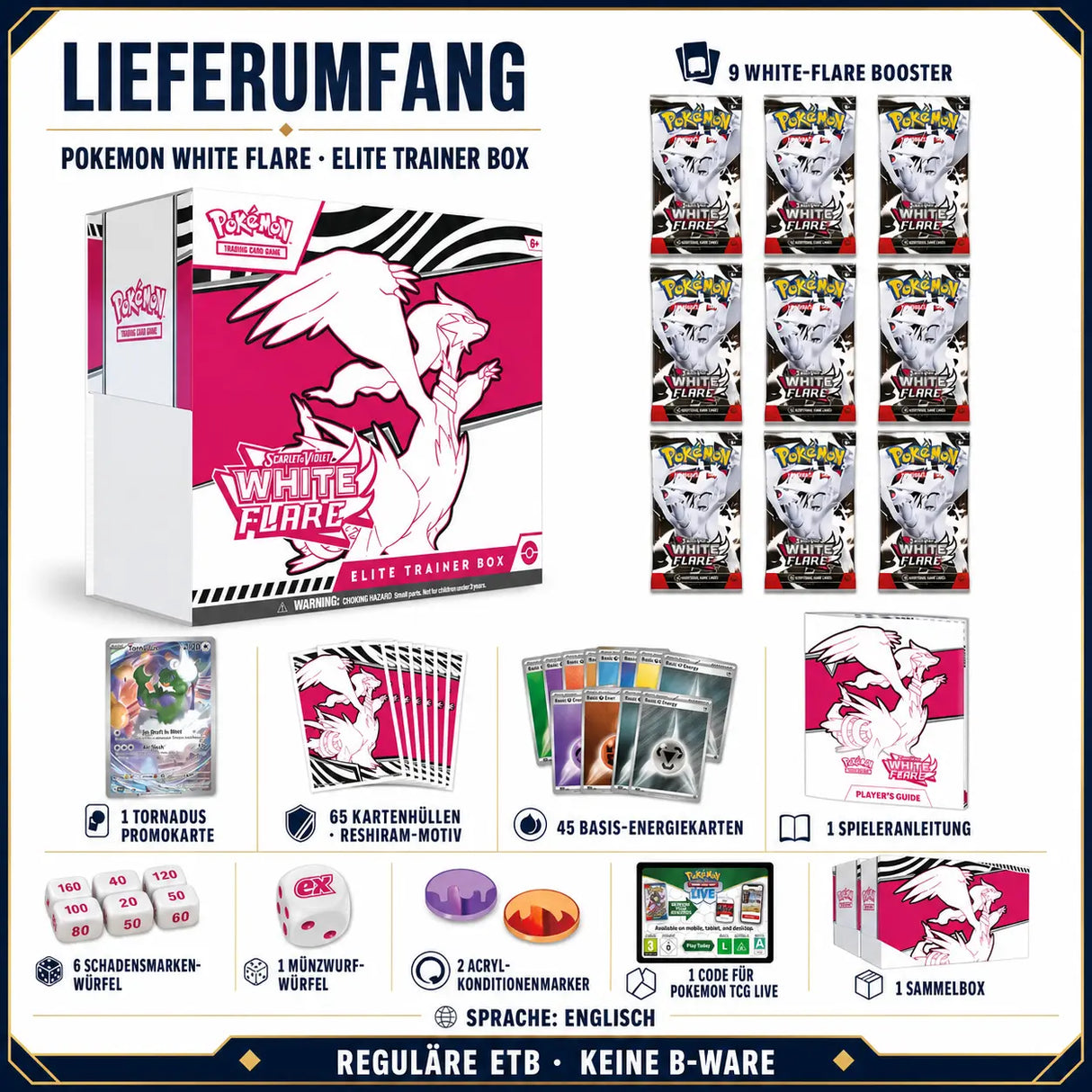 Pokemon White Flare - Elite Trainer Box (SV 10.5)
