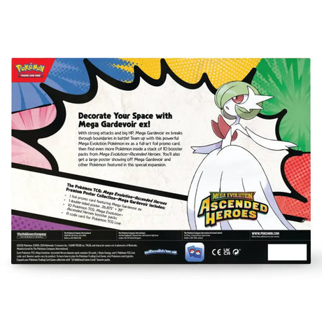 Pokemon Ascended Heroes - Premium Poster Collection Mega Gardevoir Mega Lucario CardsRfun