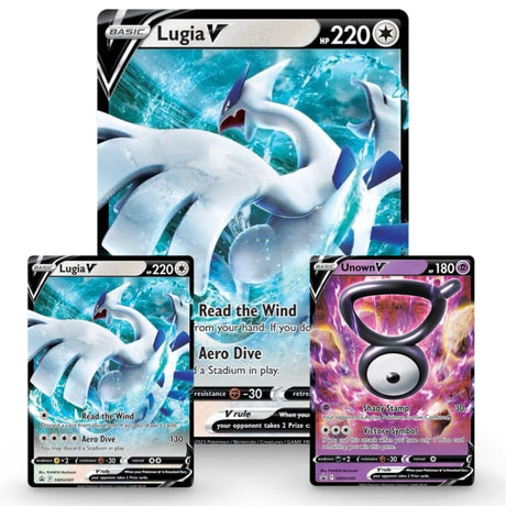 Pokemon Crown Zenith Unknown V & Lugia V Special Collection CardsRfun