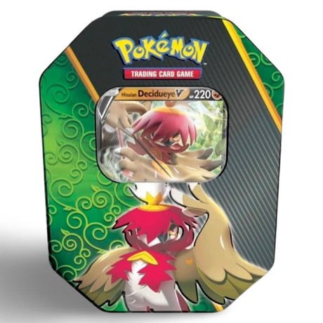 Pokemon Divergent Powers Tin: Hisuian Typhlosion V/ Hisuian Decidueye V/ Hisuian Samurott V