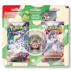 Pokemon Back to School Eraser Blister - Smoliv / Lechonk