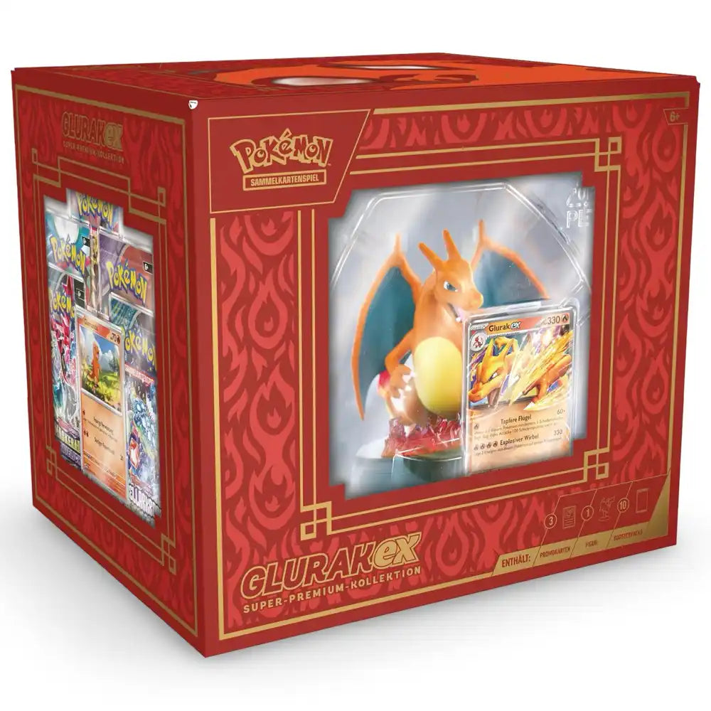 Pokemon Glurak ex Super Premium Kollektion