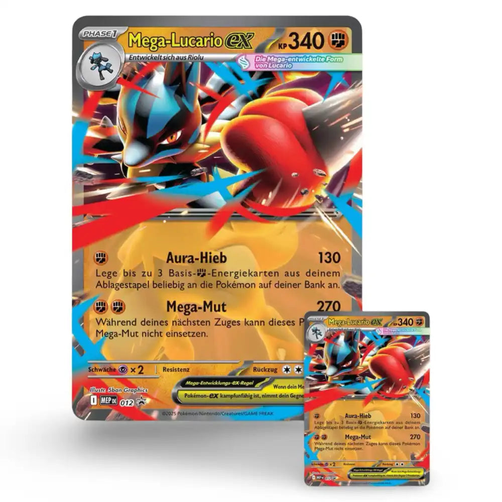 Pokemon Mega Lucario ex Figuren Kollektion (DE) CardsRfun