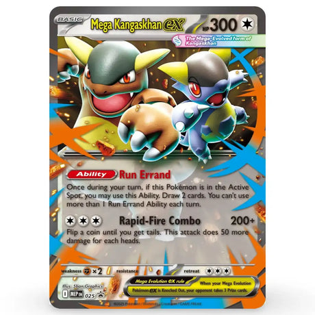 Pokemon Mega Kangaskhan ex Box CardsRfun