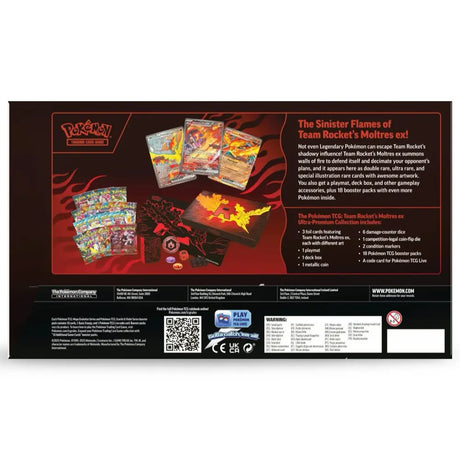 Pokemon Team Rocket's Moltres ex Ultra Premium Collection CardsRfun