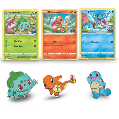 Pokemon Pokemon Go Pin Collection - Bulbasaur / Charmander / Squirtle