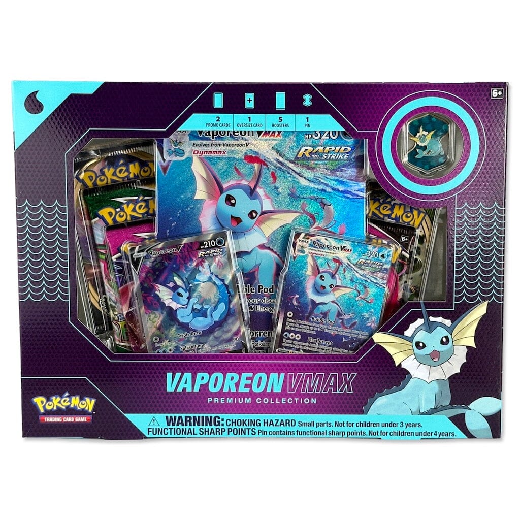 Pokemon Vaporeon VMax Premium Collection