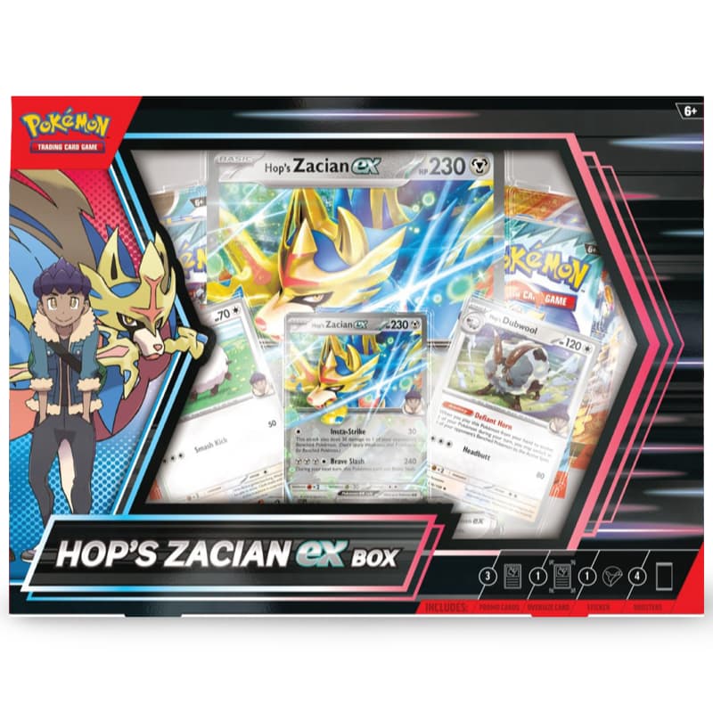 Pokemon Hop's Zacian ex Box CardsRfun