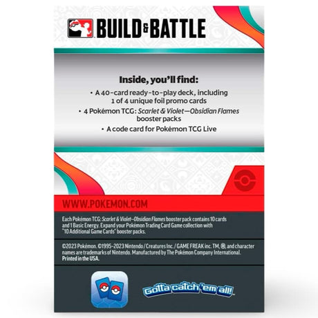 Pokemon Obsidian Flames - Build & Battle Kit CardsRfun