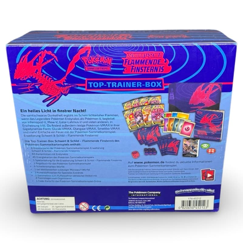 Pokemon Flammende Finsternis - Top Trainer Box