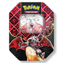 Pokemon Paldean Fates Tin: Charizard / Great Tusk / Iron Treads