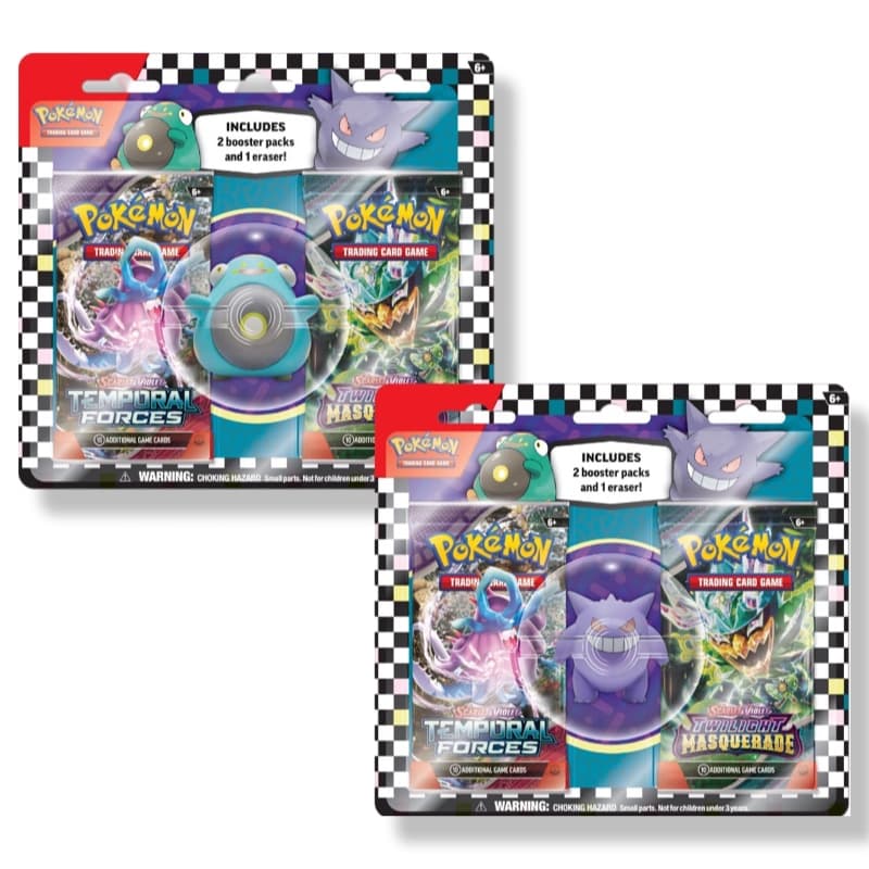 Pokemon Back to School Eraser Blister 2024