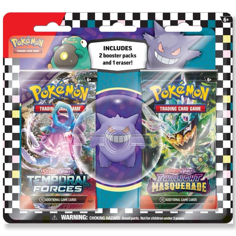 Pokemon Back to School Eraser Blister 2024