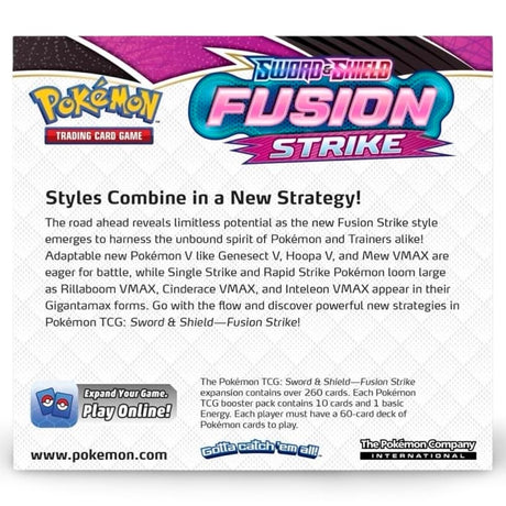 Pokemon Fusion Strike - Booster Display