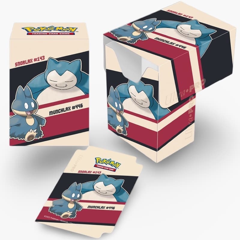 Ultra Pro Pokemon Snorlax & Munchlax Full View Deck Box