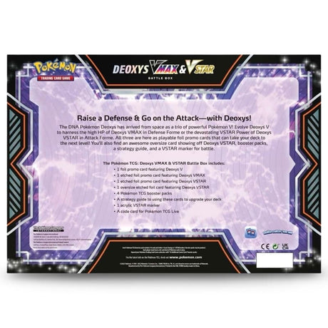 Pokemon Deoxys VMax & VStar Battle Box