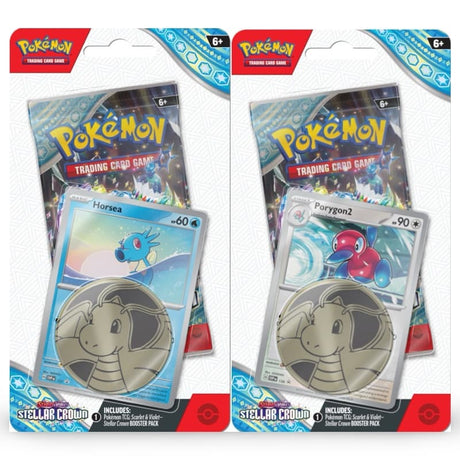 Pokemon Stellar Crown: 1-Pack Blister Horsea / Porygon 2