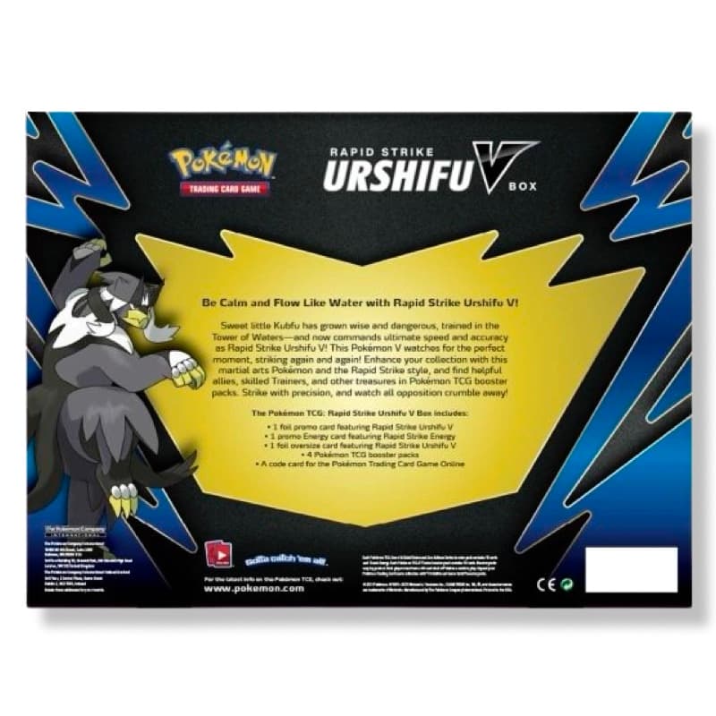 Pokemon Rapid Strike Urshifu V Box