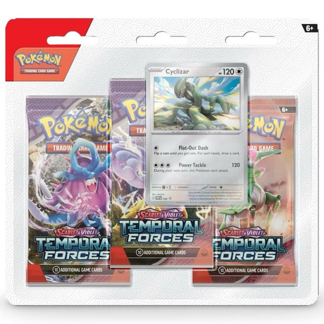 Pokemon Temporal Forces: 3-Pack Blister Pii/ Cyclizar