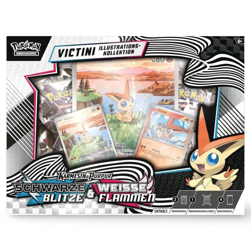 Pokemon Schwarze Blitze & Weiße Flammen - Victini Illustration Kollektion CardsRfun