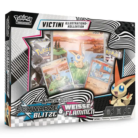 Pokemon Schwarze Blitze & Weiße Flammen - Victini Illustration Kollektion CardsRfun