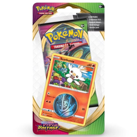 Pokemon Vivid Voltage 1-Pack Blister: Grookey / Scorbunny