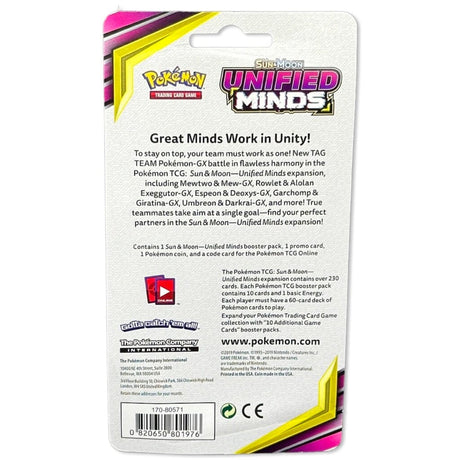 Pokemon Unified Minds: 1-Pack Blister Pikachu/ Sudowoodo