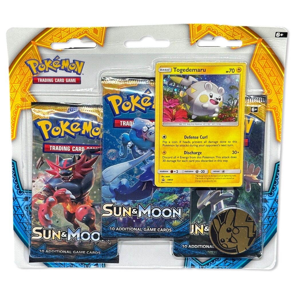 Pokemon Sun & Moon: 3-Pack Blister Togedemaru/ Litten