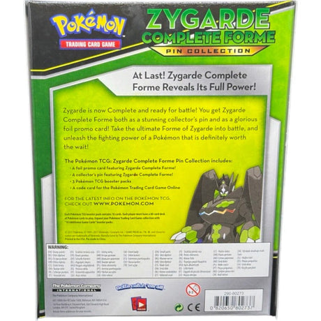 Pokemon Zygarde Complete Form Pin Collection