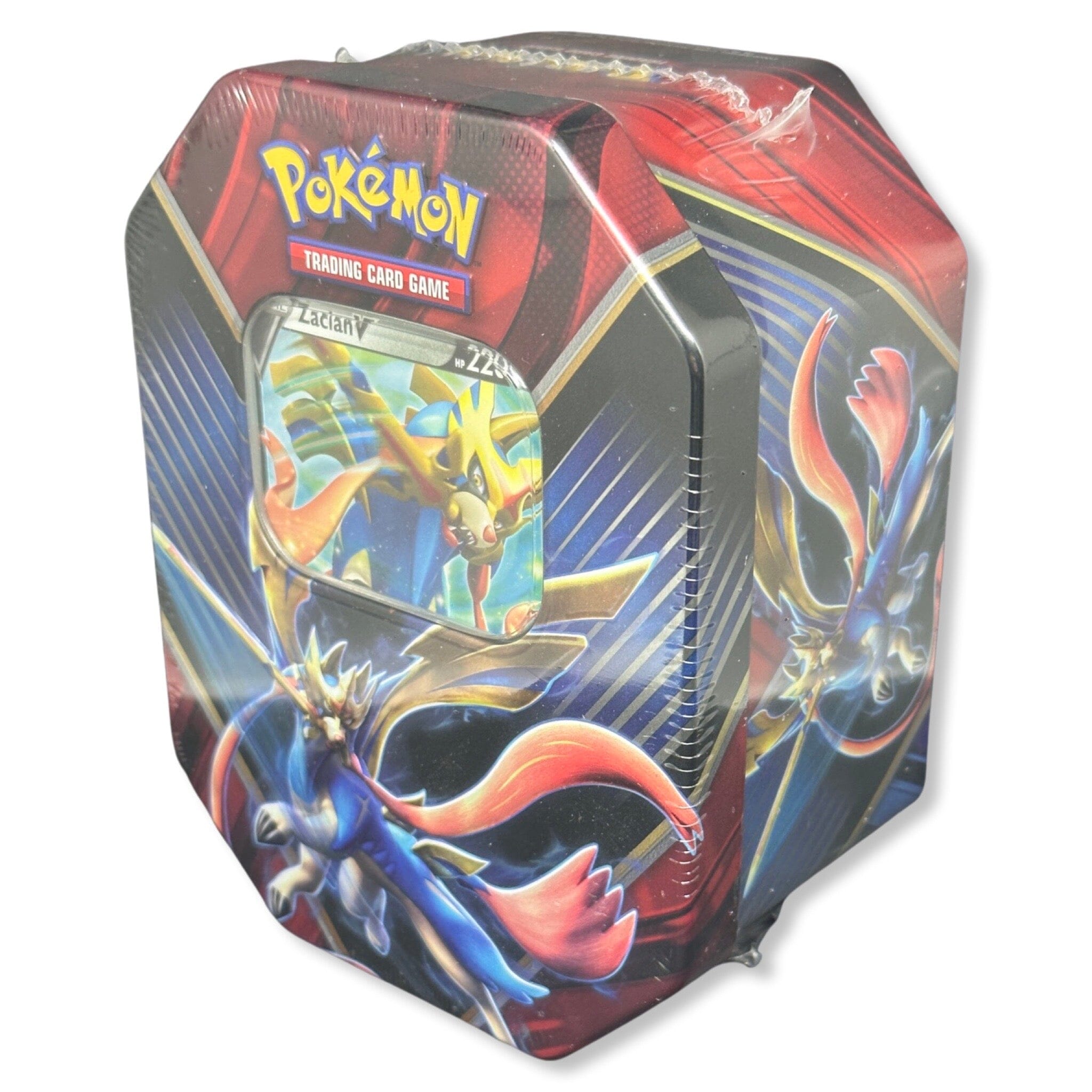 Pokémon Cards Legends of Galar Tin Zamazenta and buy Zacian Tin