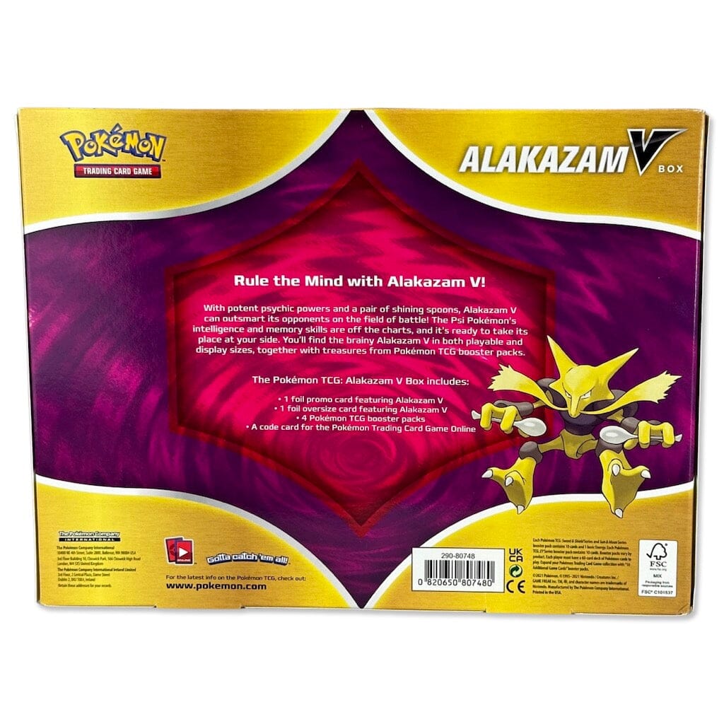 Pokemon Alakazam V Box: buy now ⎮ CardsRfun