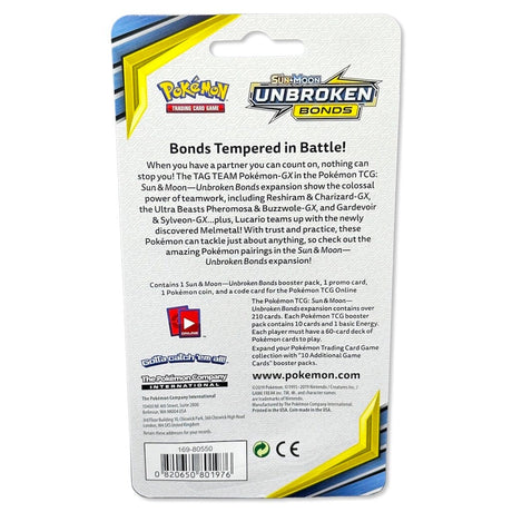 Pokemon Unbroken Bonds: 1-Pack Blister Pikachu/ Eevee