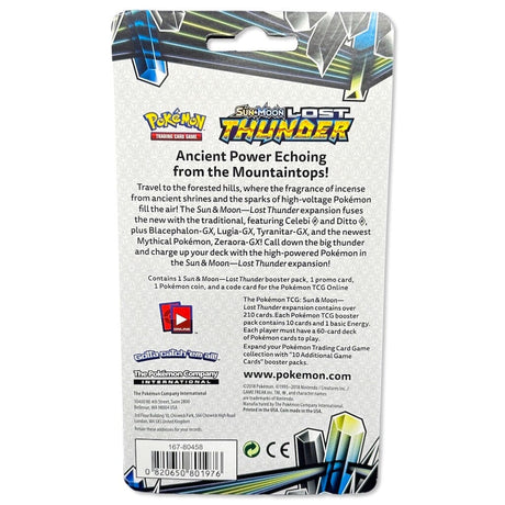 Pokemon Produkte Lost Thunder: 1-Pack Blister Rowlet/ Salandit