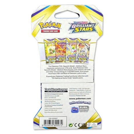 Pokemon Brilliant Stars - Sleeved Booster