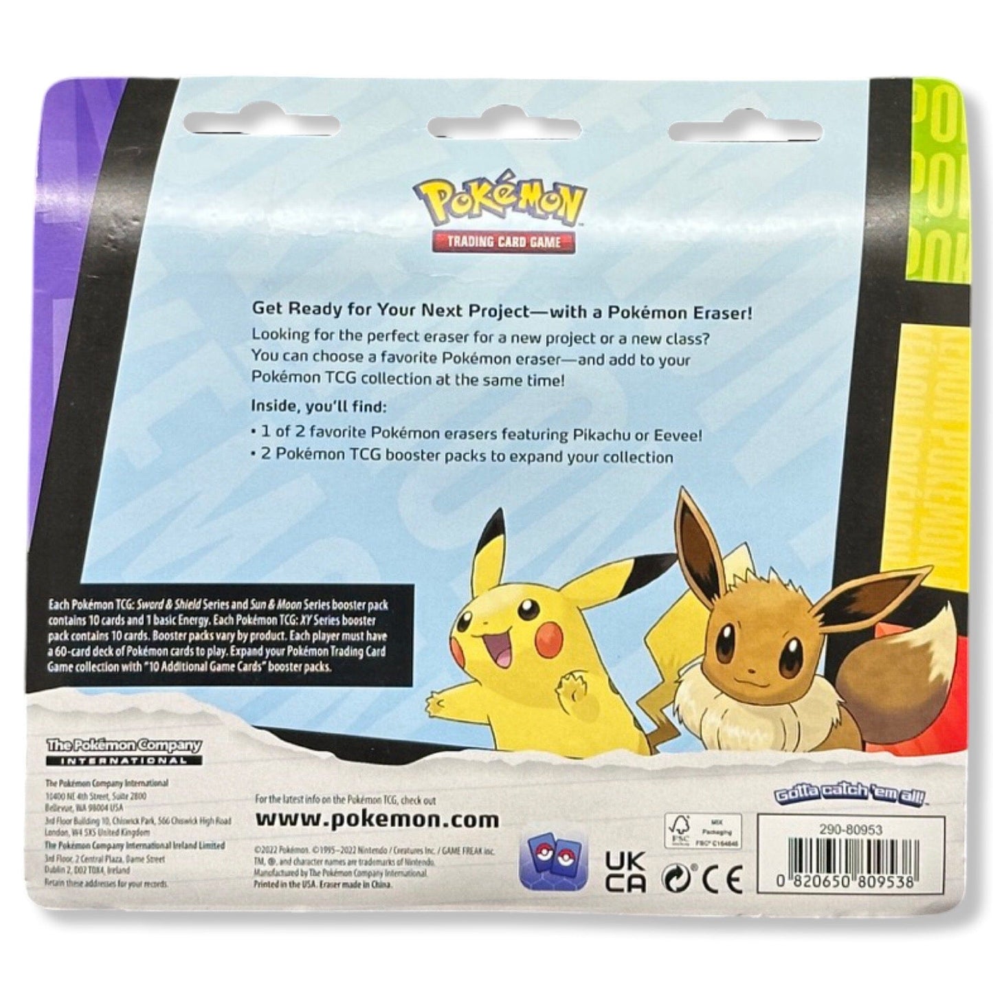 Pokemon 2018 Pokemon Quest Eevee Poxel Box With Eraser