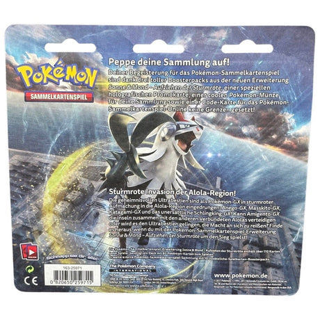 Aufziehen der Sturmröte: 3-Pack Blister Lucario/ Silvarro